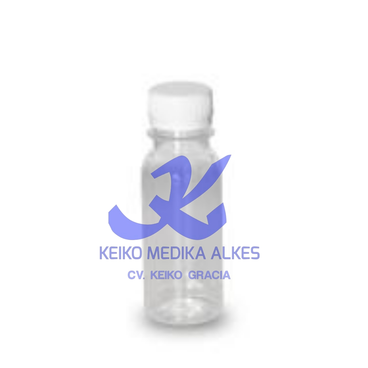 botol sirup plastik bening  100ml