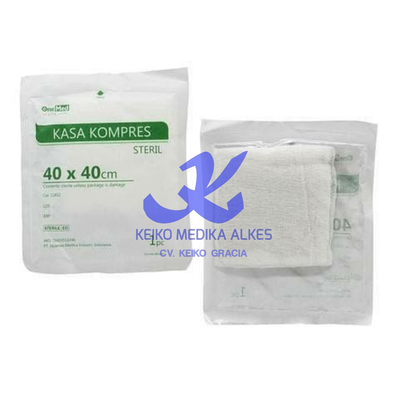 Kasa Kompres Steril 40x40cm OneMed keikomedikaalkes jambi