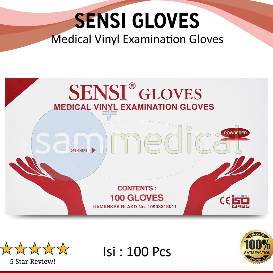 sarung tangan sensi isi 100 BOX