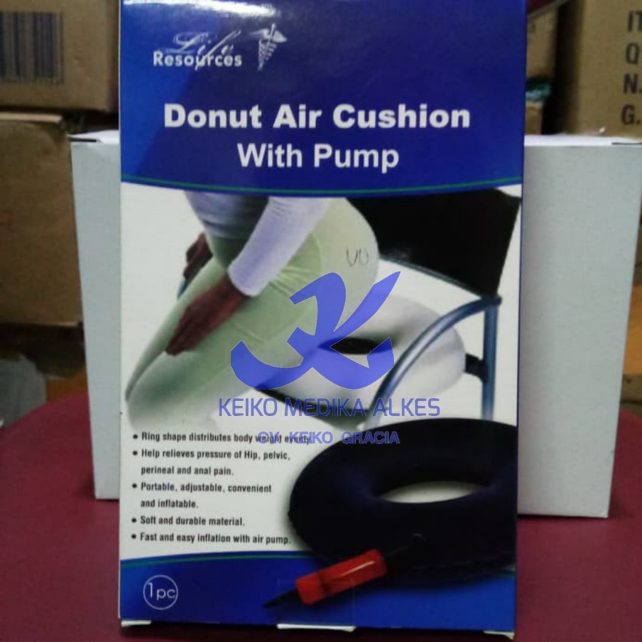 Bantal Donut Air Cushion with Pump/KEIKO Medika jambi