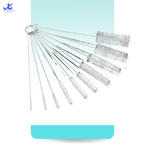 sikat tabung reaksi warna putih