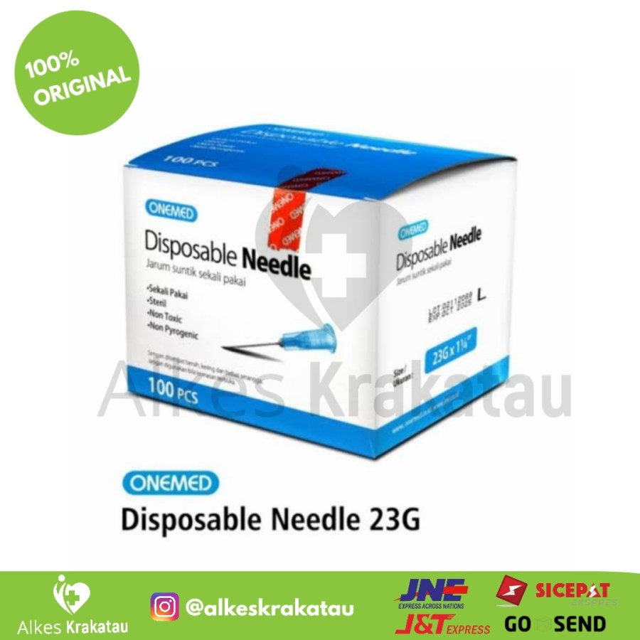 jarum needle 23  onemed  BOX