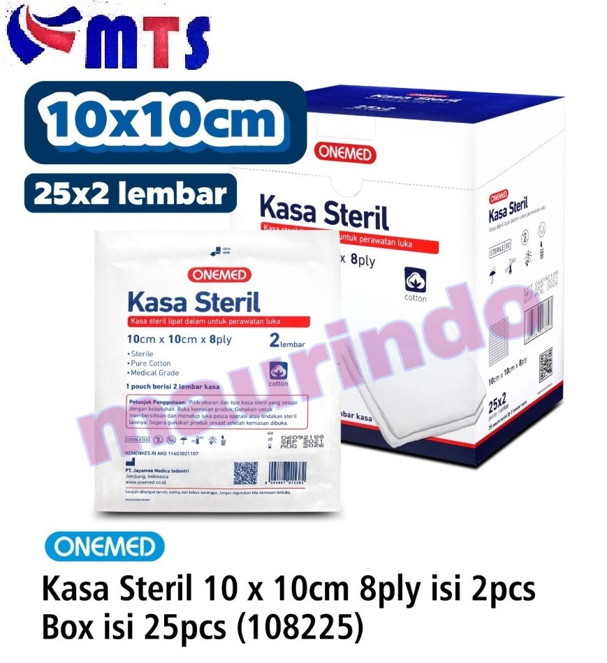 kasa steril 10x10 onemed